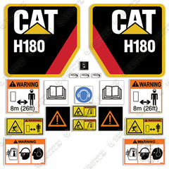 Caterpillar H180 Decal Kit Hammer
