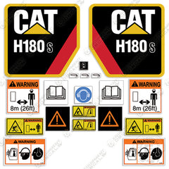 Caterpillar H180S Decal Kit Hammer