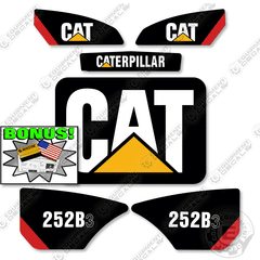 Fits Caterpillar 252B3 Decal Kit Skid Steer