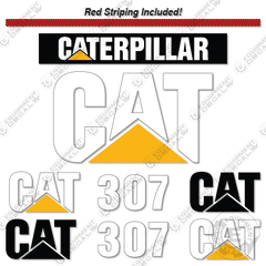 Fits Caterpillar 307 Decal Kit Mini Excavator