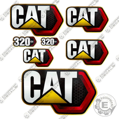 Fits Caterpillar 320GX Decal Kit Excavator (Next Gen)