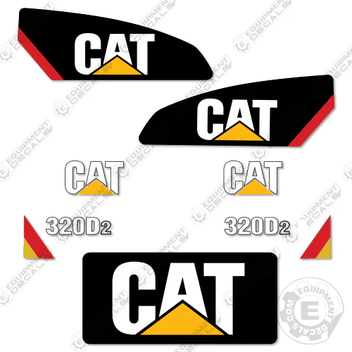 Fits Caterpillar 320D2 Decal Kit Excavator