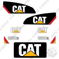 Fits Caterpillar 320D2 Decal Kit Excavator