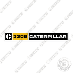 Fits Caterpillar 3306 Decal Kit Engine