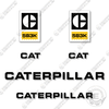Image of Fits Caterpillar 583K Decal Kit Dozer Pipe Layer