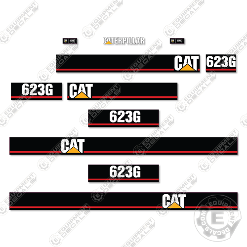Fits Caterpillar 623G Decal Kit Motor Grader Scraper