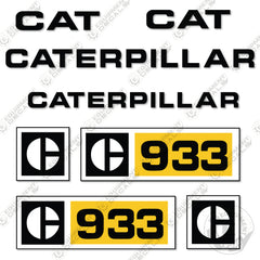 Fits Caterpillar 933 Decal Kit Dozer