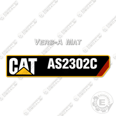 Fits Caterpillar AS2302C Decal Kit Screed