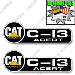 Fits Caterpillar C-13 Decal Kit - Diesel Engine