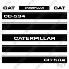 Fits Caterpillar CB534 Decal Kit Roller