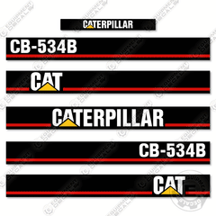 Fits Caterpillar CB534B Decal Kit Roller