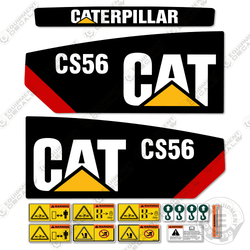 Fits Caterpillar CS56 Decal Kit Roller