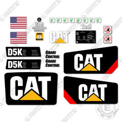 Fits Caterpillar D5K2 XL Dozer Decal Kit (2018)