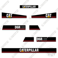 Fits Caterpillar D6R XW Series 2 Decal Kit Dozer
