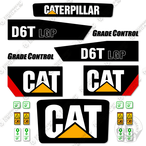 Fits Caterpillar D6T LGP Decal Kit (2012-2019)