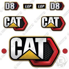 Fits Caterpillar D8 Decal Kit Next Gen Dozer