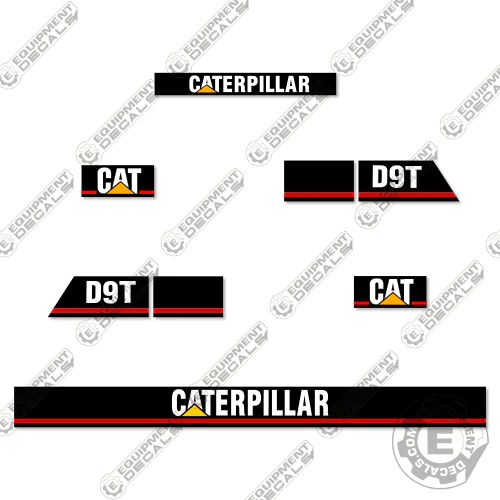Fits Caterpillar D9T Decal Kit Bulldozer