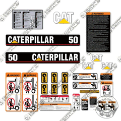 Fits Caterpillar GC25 Forklift Decal Kit