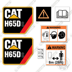 Fits Caterpillar H65DS Decal Kit Hydraulic Hammer