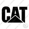 Image of Fits Caterpillar Hood Decal Kit For Peterbilt Semi Truck