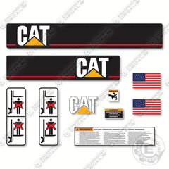 Fits Caterpillar ND3000P Decal Kit Electric Forklift