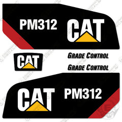 Fits Caterpillar PM312 Decal Kit Cold Plainer