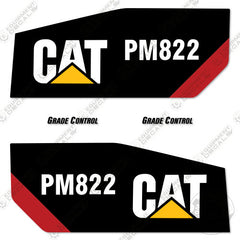 Fits Caterpillar PM822 Decal Kit Cold Plainer