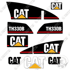 Fits Caterpillar TH330B Telescopic Forklift Decal Kit