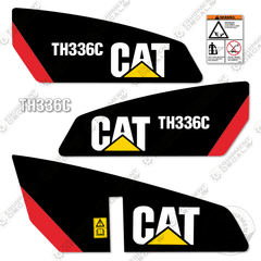 Fits Caterpillar TH336C Telehandler Decal Kit