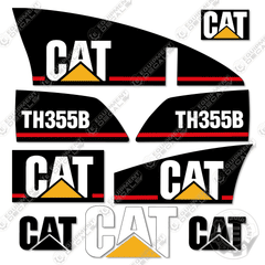 Fits Caterpillar TH355B Telescopic Forklift Decal Kit