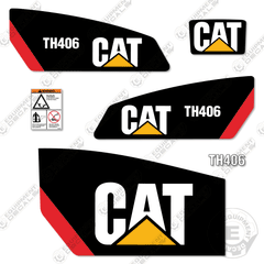 Fits Caterpillar TH406 Telehandler Decal Kit