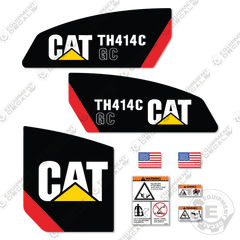 Fits Caterpillar TH414C GC Telehandler Decal Kit