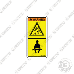 Fits Caterpillar Warning Decal 302-4389