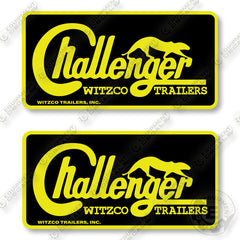 Challenger Logo Decal Kit Trailer - Aftermarket Kit