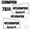 Image of Fits Champion 710A Series IV Decal Kit - Motor Grader