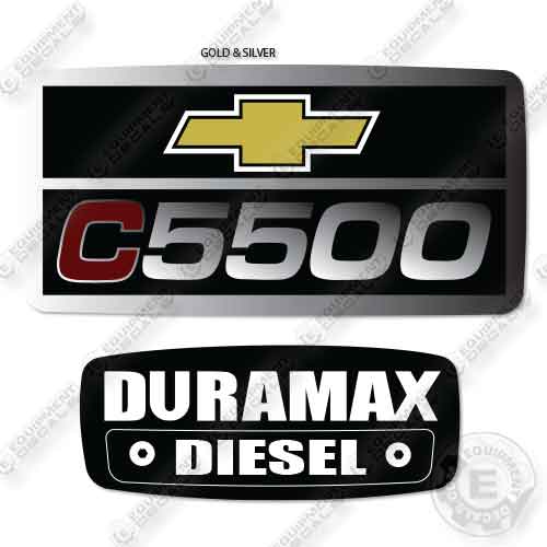 Fits Chevy C5500 Decal Kit Work Truck