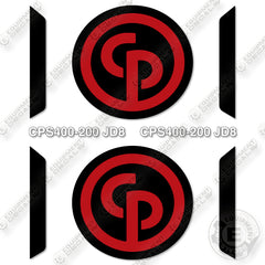 Chicago Pnuematic CPS400-200 JD8 Decal Kit Air Compressor - Aftermarket Kit
