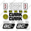 Image of Clark TMX13 Decal Kit Forklift - Aftermarket Kit