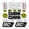 Image of Clark TMX17 Decal Kit Forklift - Aftermarket Kit