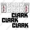 Image of Fits Clark C20 Forklift Decal Kit
