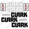 Image of Fits Clark C25C Forklift Decal Kit