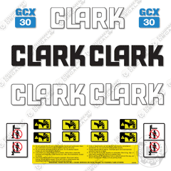 Fits Clark Forklift Decal Kit GCX30