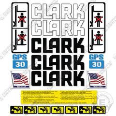 Fits Clark Forklift Decal Kit GPS30