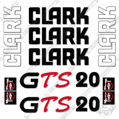 Fits Clark GTS20 Decal kit Forklift