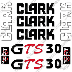 Fits Clark GTS30 Decal kit Forklift