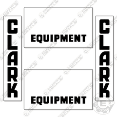 Fits Clark Vintage Forklift Decal Kit