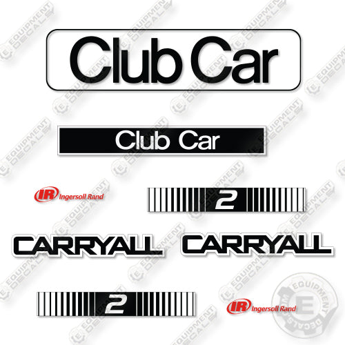 Club Car Carryall 2 Decal Kit Utility Vehicle