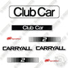 Image of Club Car Carryall 2 Decal Kit Utility Vehicle