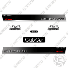 Fits Club Car Carryall 295 Decal Kit Golf Cart