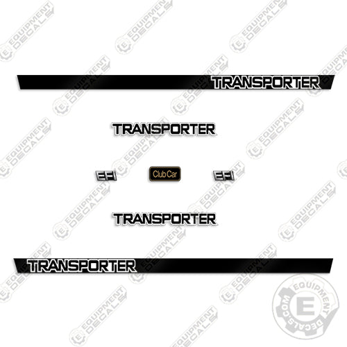 Club Car Carryall Transporter EFI Decal Kit Utility Vehicle